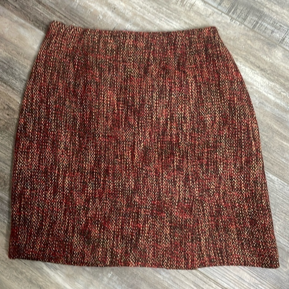 Gianni tweed wool mini skirt made in the USA size 4
